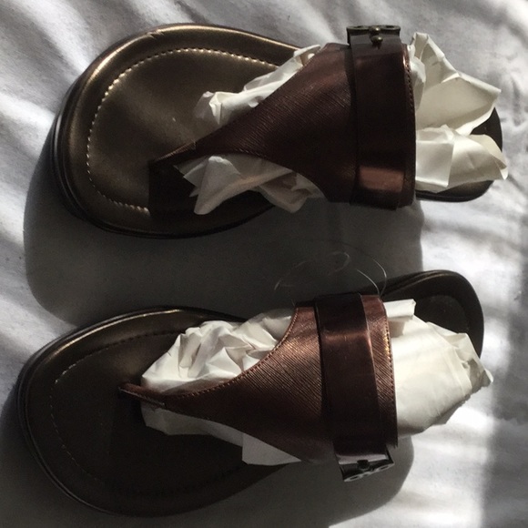 NEW COLE HAAN MARGATE WEDGE II IN BRONZE - Picture 3 of 5